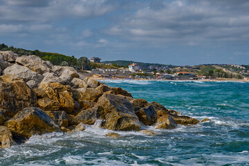 Sea and Beach in Sile, Turkey