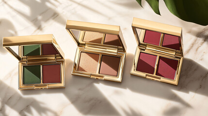 Diverse group of three different shades of makeup highlighting versatility in beauty and style choices