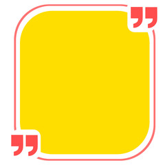 Bubble testimonial banner, quote, infographic. Social media post template designs for quotes. Empty speech bubbles, quote bubbles and text box