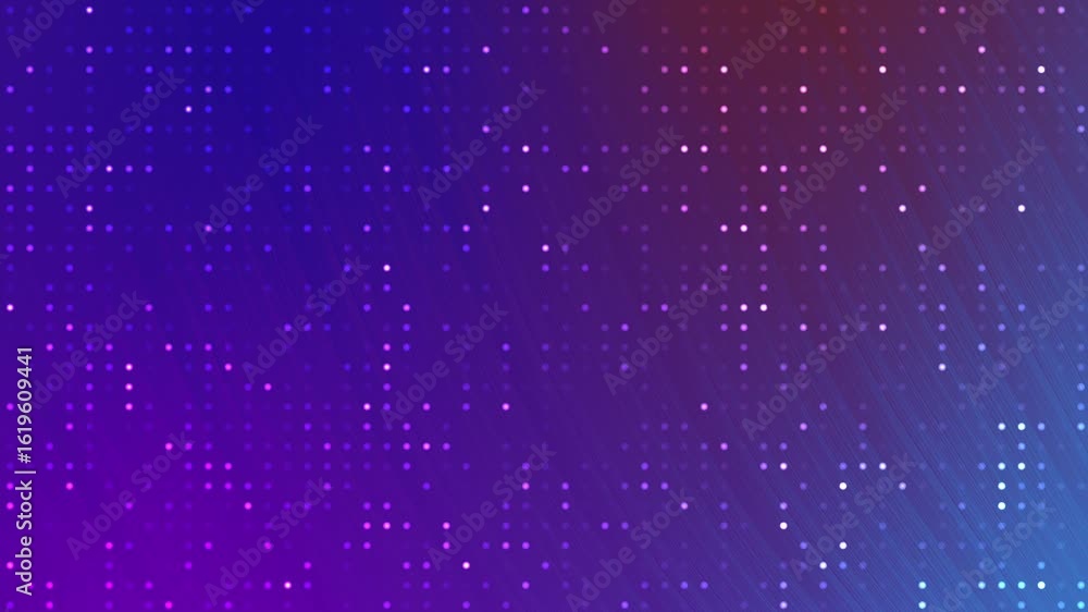 Poster abstracts twirls blink dot_ abstract gradient background with dynamic moving dots and diagonal lines