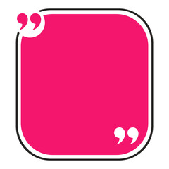 Bubble testimonial banner, quote, infographic. Social media post template designs for quotes. Empty speech bubbles, quote bubbles and text box