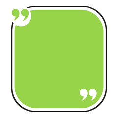 Bubble testimonial banner, quote, infographic. Social media post template designs for quotes. Empty speech bubbles, quote bubbles and text box