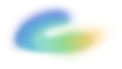 Holographic Abstract Shape, Blurred Gradient, Blue, Green, Spectrum, Magical, Design Element, Soft Object