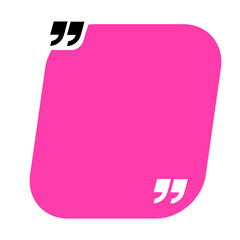 Bubble testimonial banner, quote, infographic. Social media post template designs for quotes. Empty speech bubbles, quote bubbles and text box