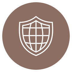 Security System icon vector image. Can be used for Coding and Development.