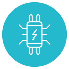 Fuse icon vector image. Can be used for Electrician Tools.