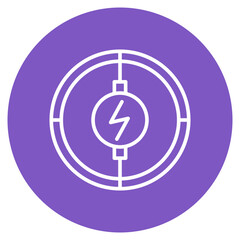 Electricity Protection icon vector image. Can be used for Electrician Tools.