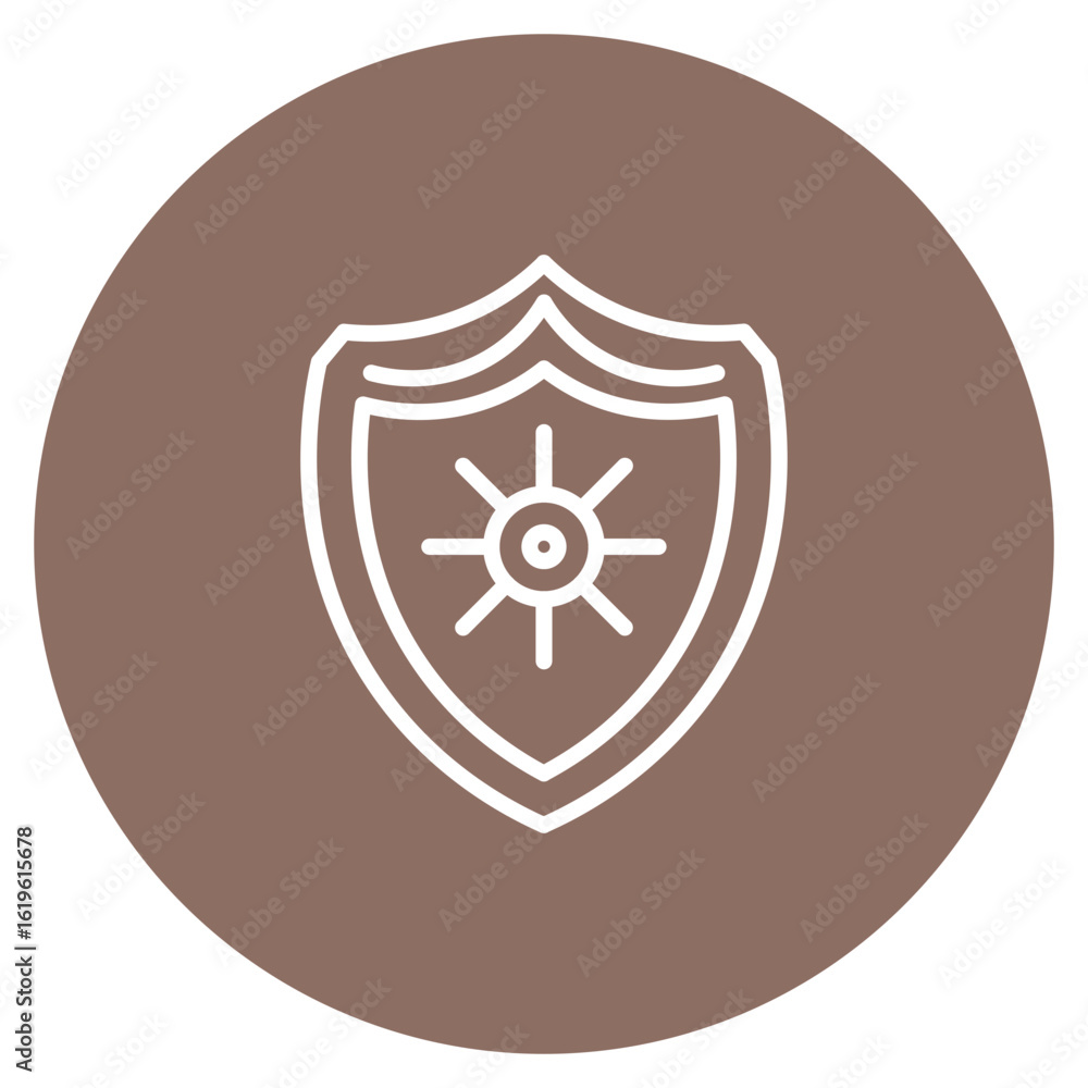 Poster antivirus icon vector image. can be used for web hosting.