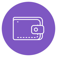Obraz premium Wallet icon vector image. Can be used for Mall.
