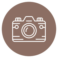 Camera icon vector image. Can be used for Mall.
