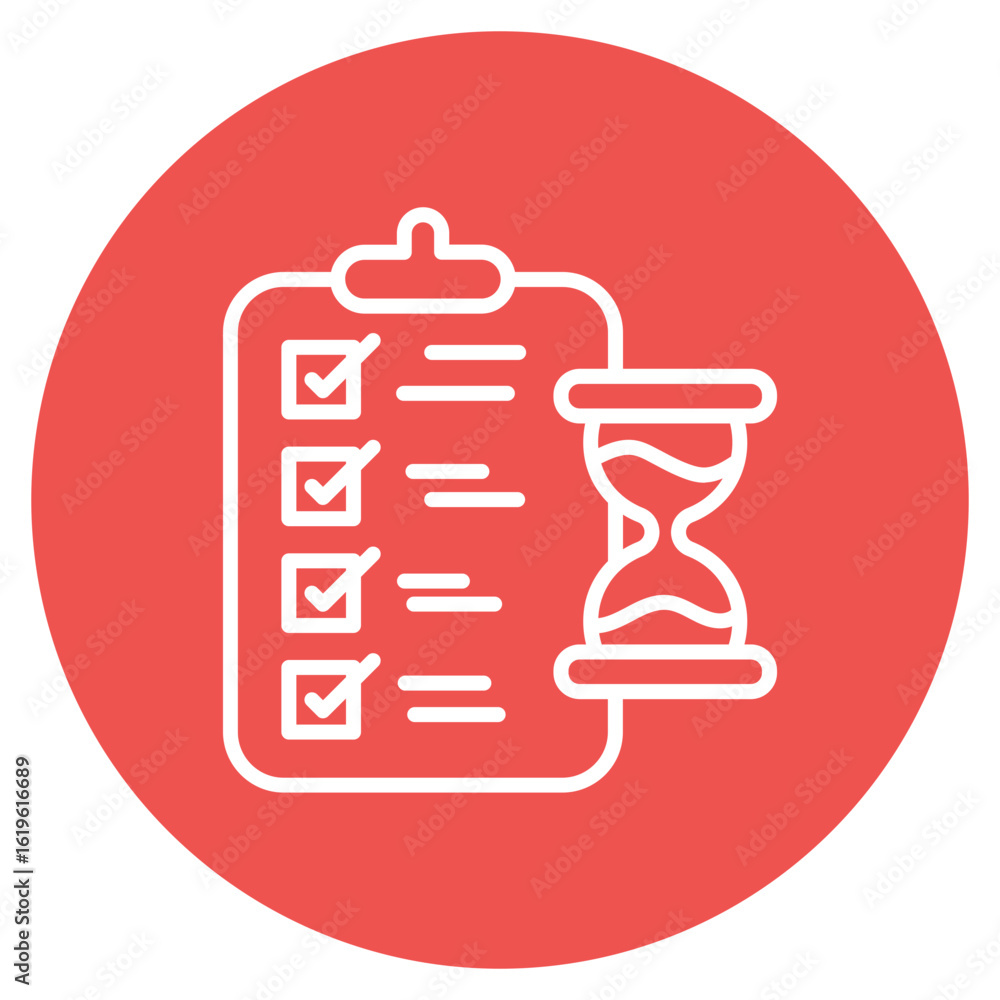 Poster project deadline icon vector image. can be used for computer programming.