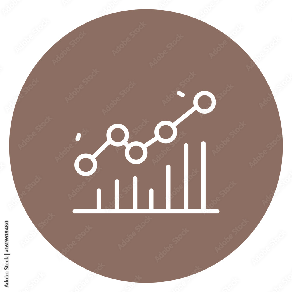 Poster graph icon vector image. can be used for web marketing.