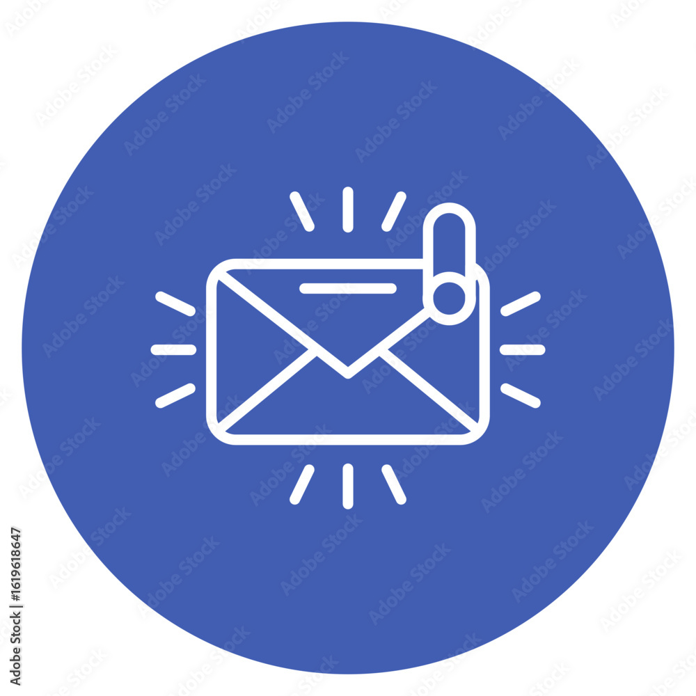 Poster message alert icon vector image. can be used for web marketing.