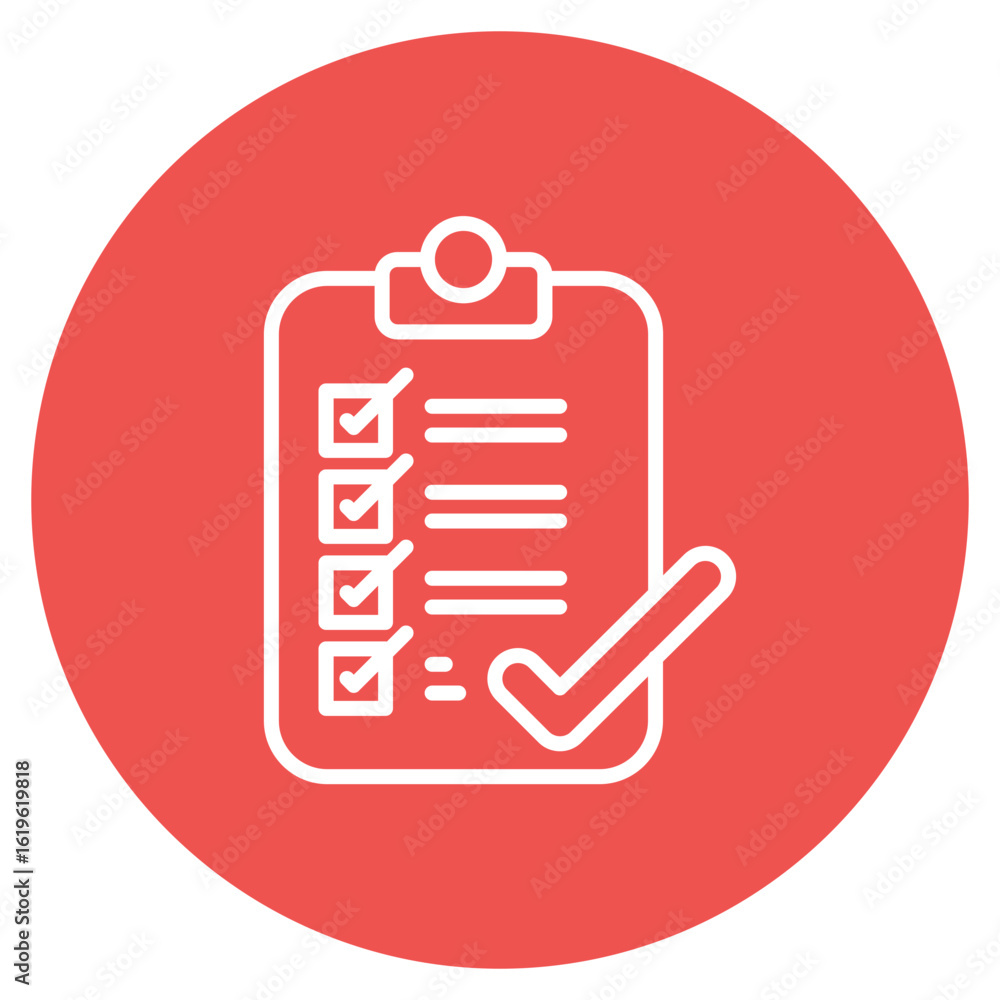 Poster checklist icon vector image. can be used for shopping and ecommerce.