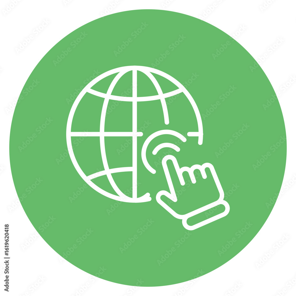 Poster global settings icon vector image. can be used for seo and web.
