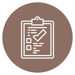 Complted Tasks icon vector image. Can be used for Project Management.