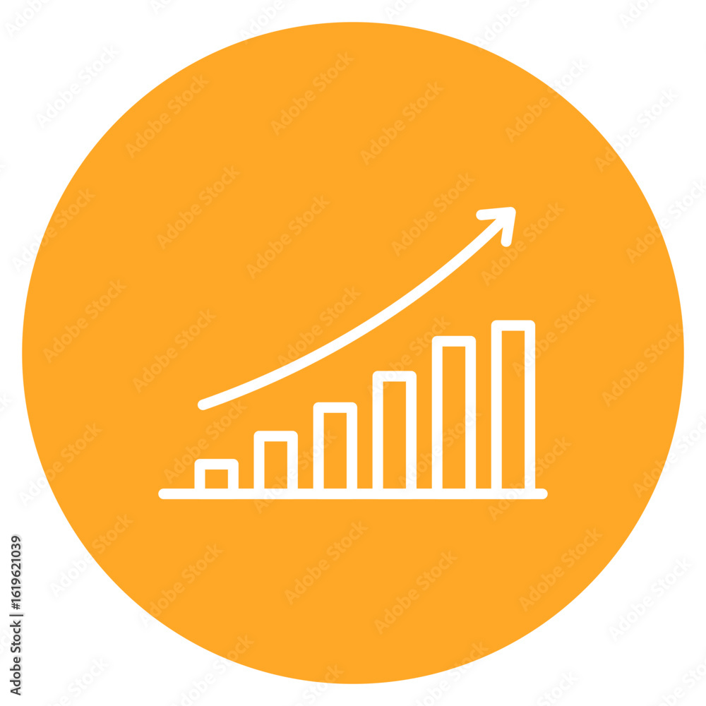 Poster project progress icon vector image. can be used for project management.