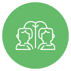 Clone icon vector image. Can be used for Science Fiction.