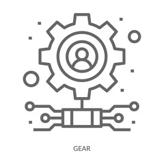 Error Icon Line Style. Design Vector Illustration