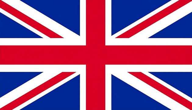 united kingdom flag isolated 