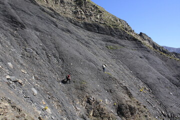 climber on the rock