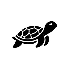 Iconic Turtle Logo in White
