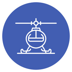 Helicopter icon vector image. Can be used for Natural Disaster.