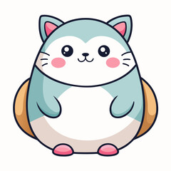 funny cartoon cat