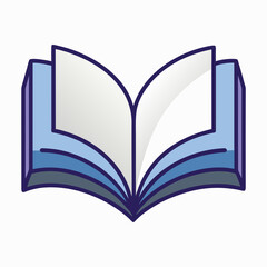 open book vector