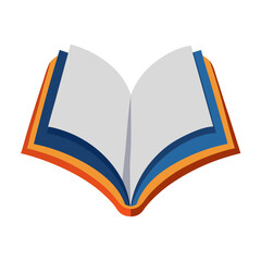 open book vector illustration