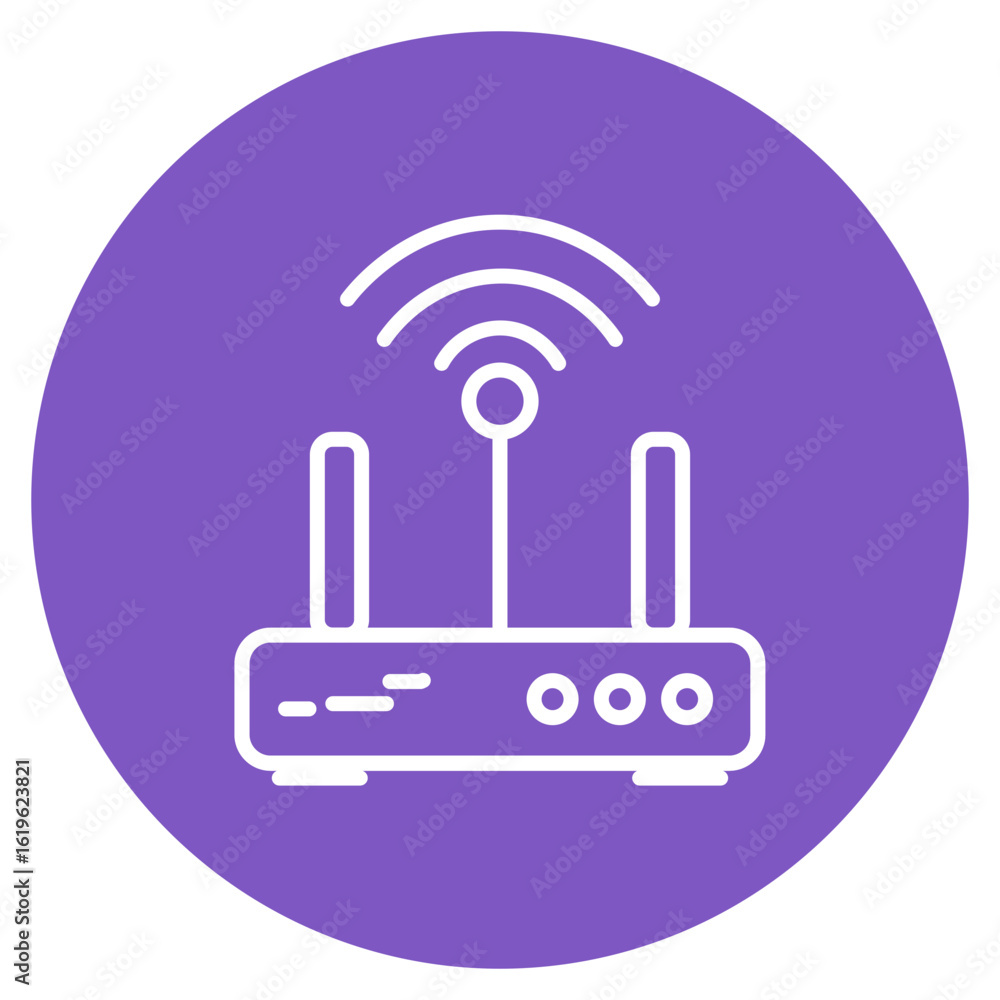 Poster wifi router icon vector image. can be used for electric circuits.
