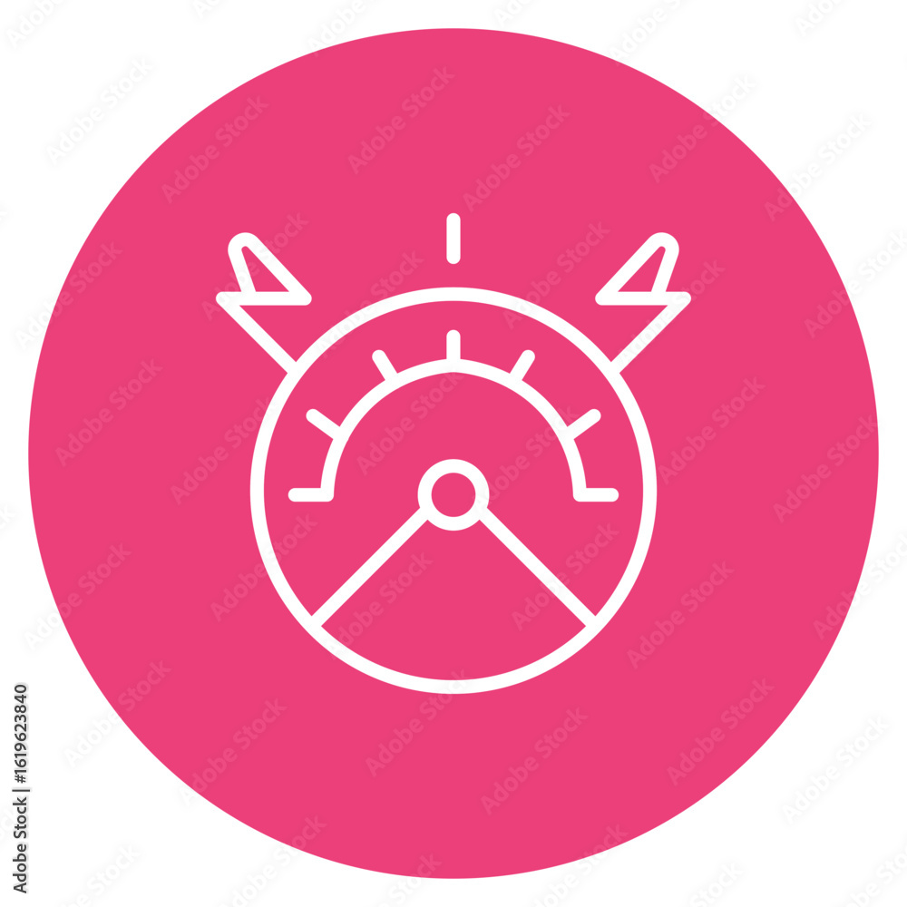 Aufkleber multi-meter icon vector image. can be used for electric circuits.