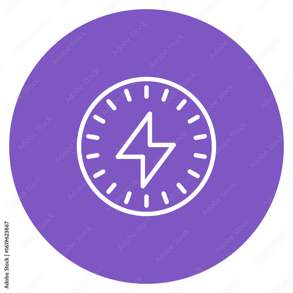Poster voltmeter icon vector image. can be used for electric circuits.