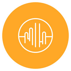 Waveform Generator icon vector image. Can be used for Electric Circuits.