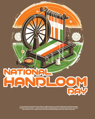 "Traditional Indian Handloom and Weaving Illustrations"