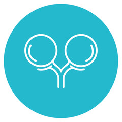 Testes icon vector image. Can be used for Human Anatomy.