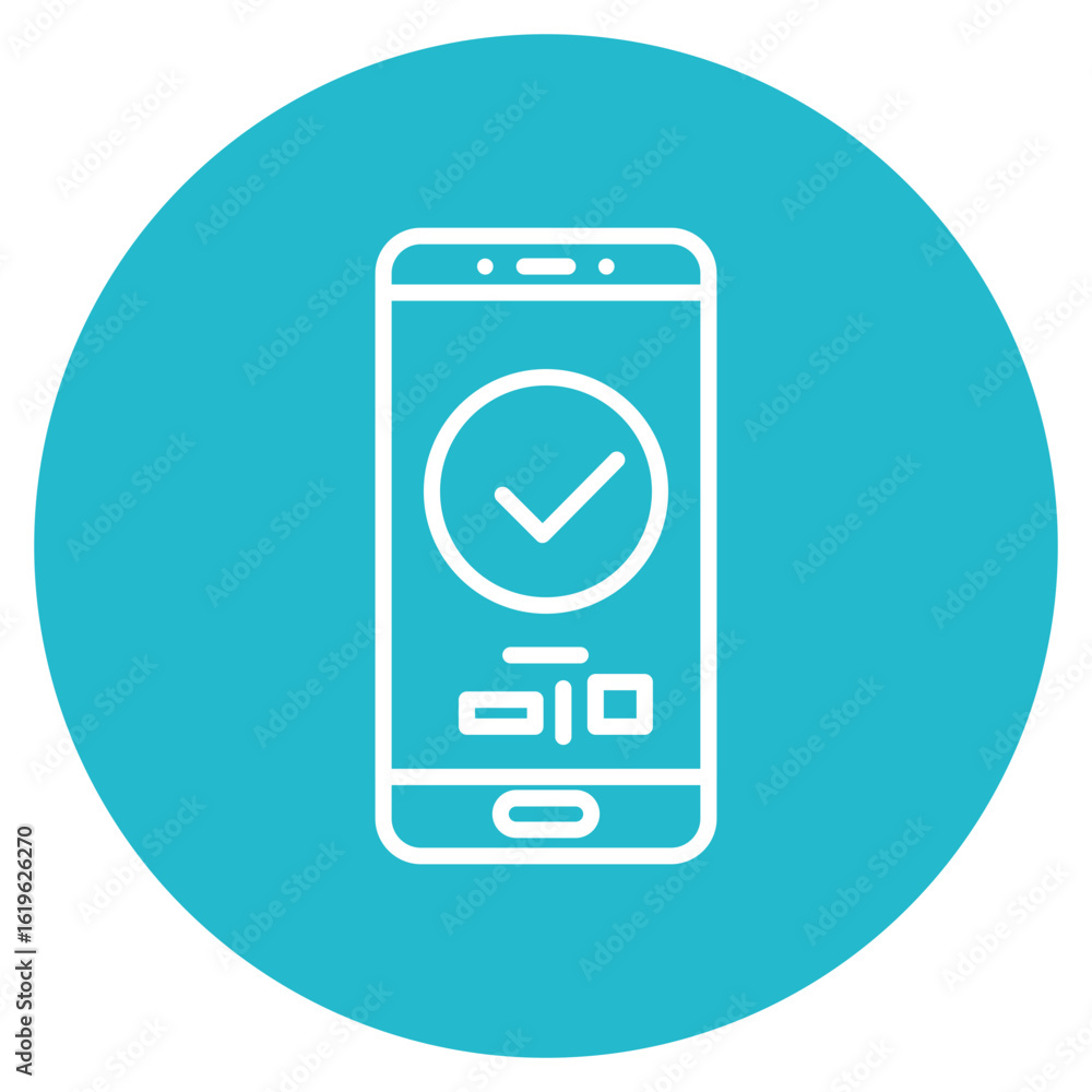 Poster performance testing icon vector image. can be used for quality assurance.