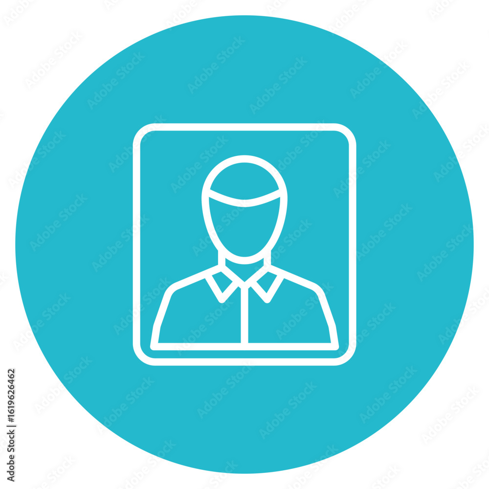 Poster automated testing icon vector image. can be used for quality assurance.