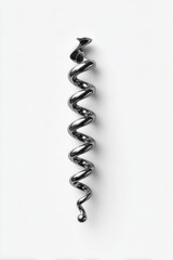 Metallic spiral hair accessory