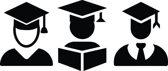 graduation hat, graduation cap, academic, scholar, academia, education, knowledge, learning, achievement, silhouette
