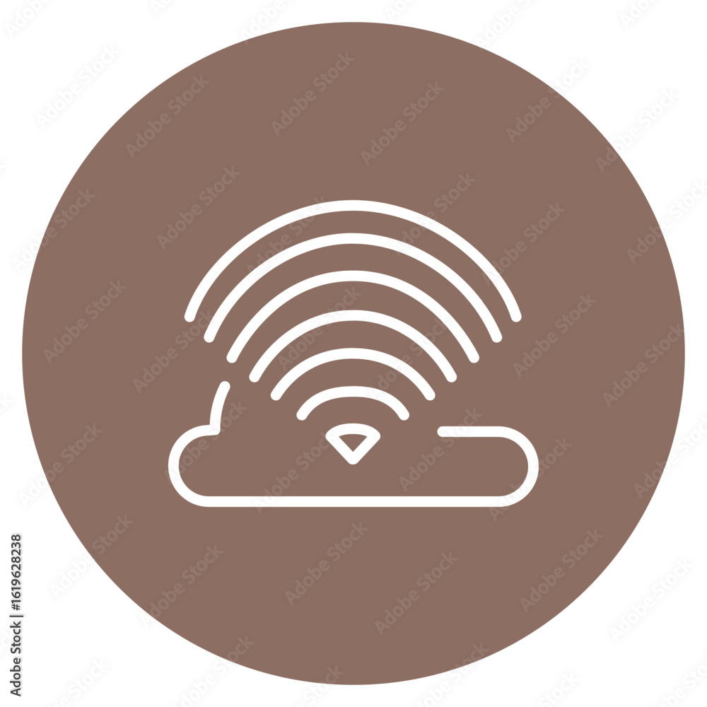 Poster network speed icon vector image. can be used for networking.