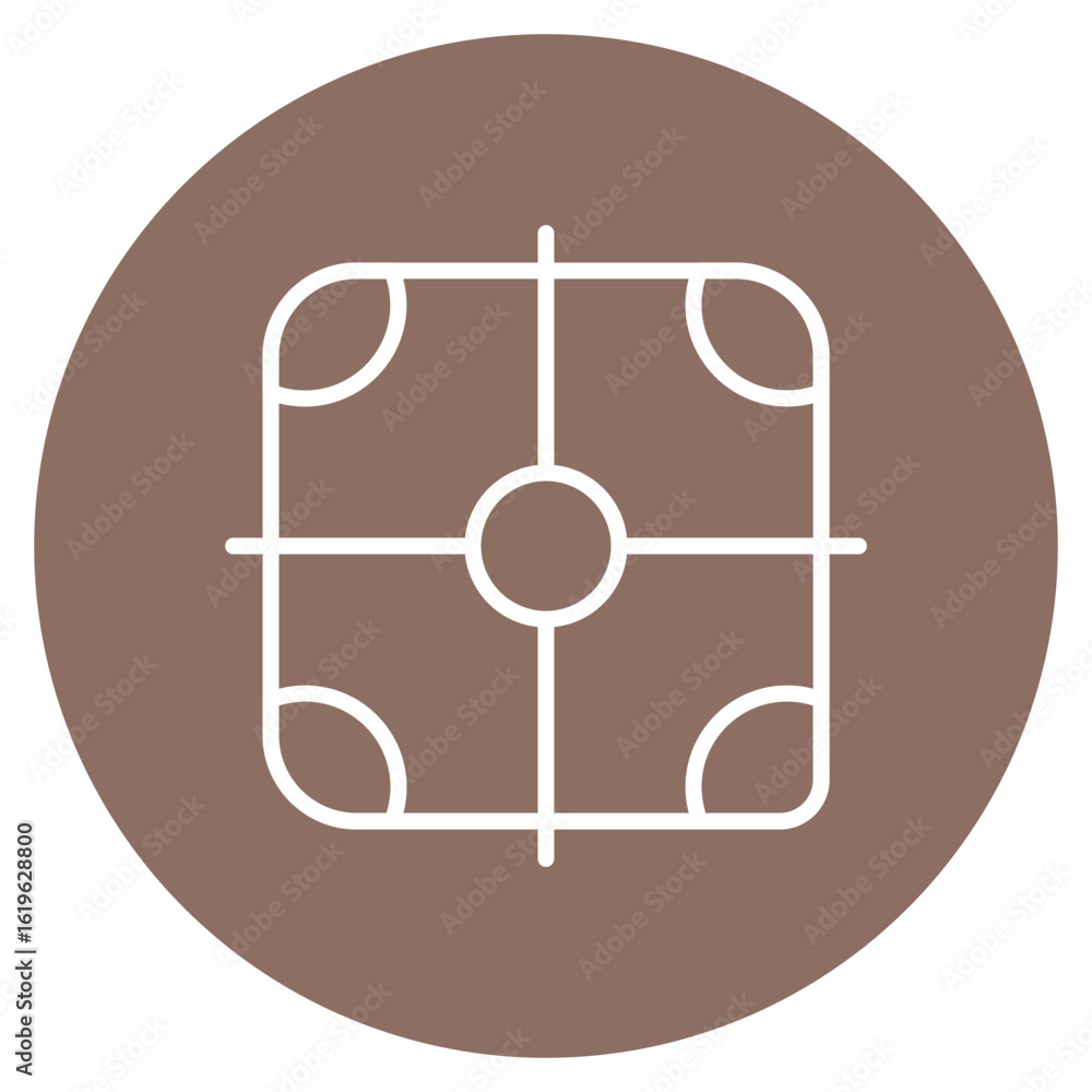 Poster alignment icon vector image. can be used for business analytics.