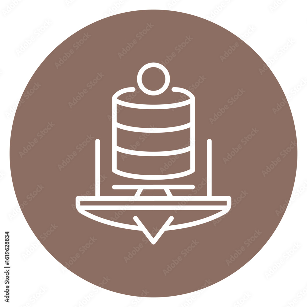 Aufkleber data management icon vector image. can be used for business analytics.