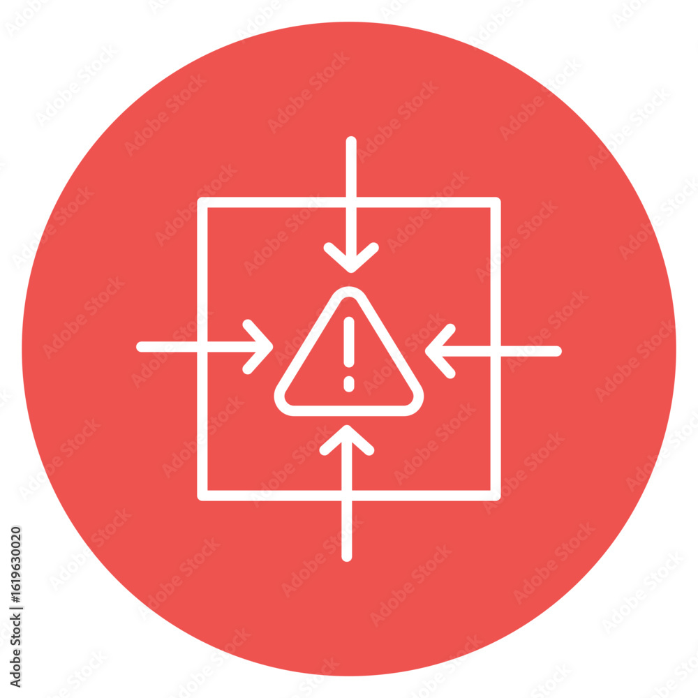 Aufkleber risk matrix icon vector image. can be used for risk management.