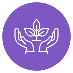 Conservation icon vector image. Can be used for Earth Day.