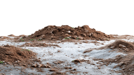 Earth Terrain: A close-up of a section of earth and ground. It highlights textures and details that can be applied to multiple concepts and creative purposes.