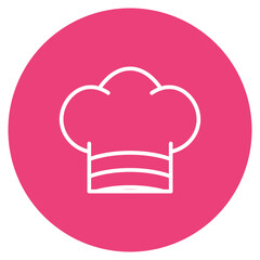 Italian Chef Hat icon vector image. Can be used for Italy.