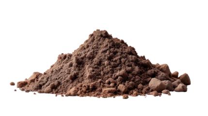 Pile of Soil: A close-up shot showcases a heap of rich, brown soil. revealing its texture and earthy composition, inviting viewers to appreciate the simplicity of nature.