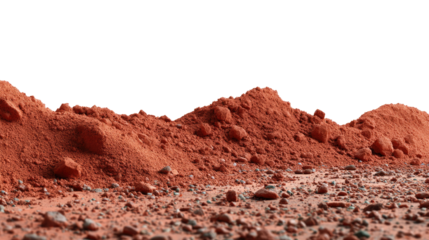 Red Earth Terrain: Captivating, high-angle image of undulating red earth terrain, demonstrating natural textures and geological formations. A scene evoking thoughts of Mars, desert.
