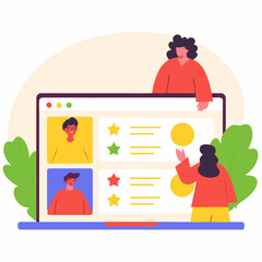 AI Product Recommendation System on Laptop